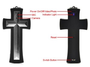 Necklace Spy Camera Controls